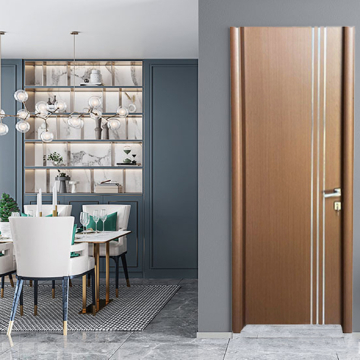 Turkish Internal Door Stainless Steel Model, Acrylic Frame, Brown 616 (TD616R)