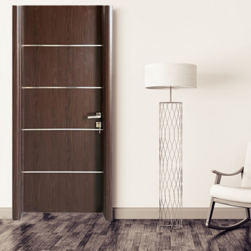 Turkish Internal Door Stainless Steel Model, Acrylic Frame, Brown  611 (TD611R)