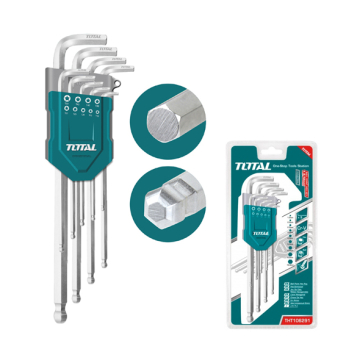 Total Tools Ball point Hex Key Set 9 Pieces (THT106291)