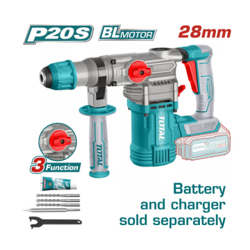 Total Tools Lithium-Ion Rotary Hammer 20 V (TRHLI20288)