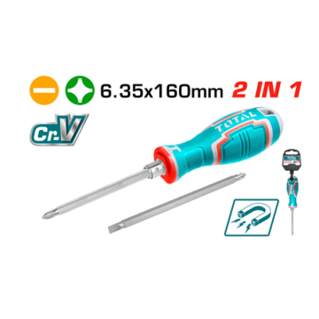 Total Tools 2 in 1 2 In 1 Screwdriver (THT250206)