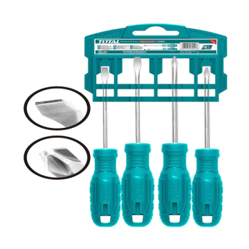 Total Tools Screwdriver Set 4 Pieces (THTDC250401)