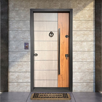 Turkish Armored Door with Ring Knocker 11 Cm Thickness