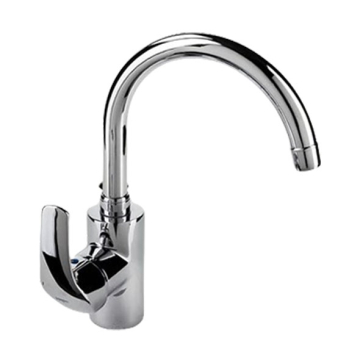 Value Napoli High Basin Mixer with Movable Circle Spout, Chrome