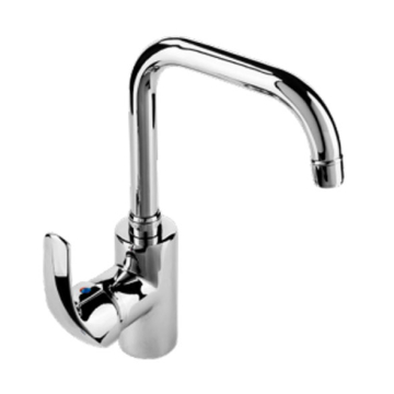 Value Napoli High Basin Mixer with Movable Square Spout, Chrome