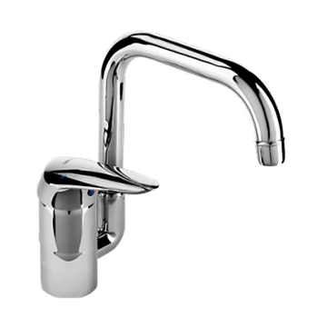 Value Novara High Basin Mixer with Movable Square Spout, Chrome