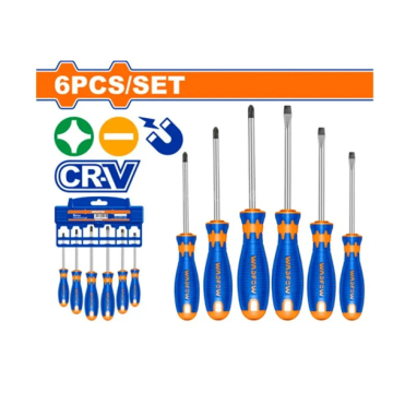 Wadfow Screwdriver Set of 6 Pieces (WSS1206)