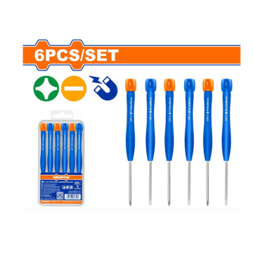 Wadfow Precision Screwdriver Set of 6 Pieces (WSS2B06)