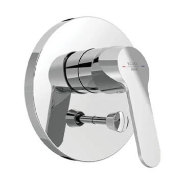 Kludi Rak Peak Concealed Bath & Shower Mixer, Chrome