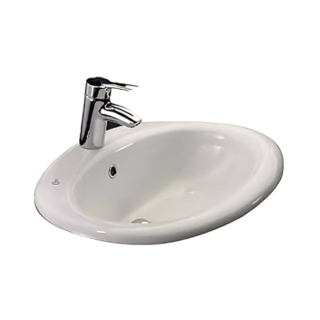 Ideal Standard Space Countertop Washbasin with Tap Platform, 60 × 48 cm, Different Colors