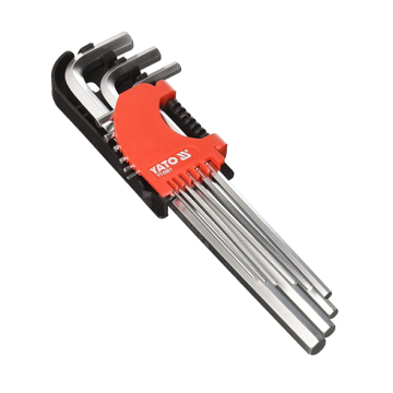 YATO Hex Key Set Ball-Shaped 1.5 -10 mm, 9 Pcs (YT-0506)