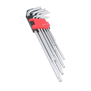 YATO TORE× Hex Key Set T10 - T50, 9 Pcs (YT-0512)
