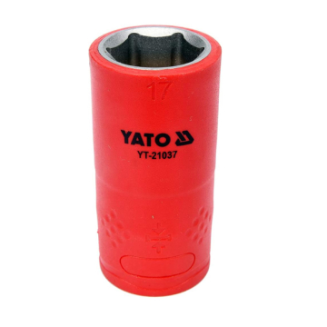 YATO Insulated Socket ½ inch 1000 V 17 mm  (YT-21037)
