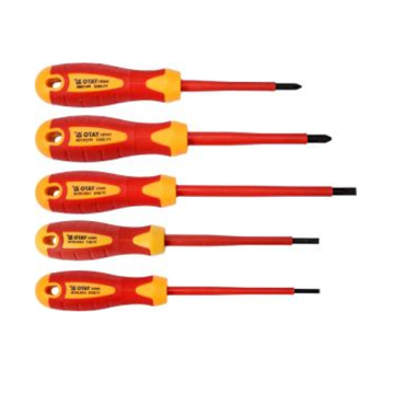 YATO Insulated Screwdriver Set 1000 V 5 Piece (YT-2827)