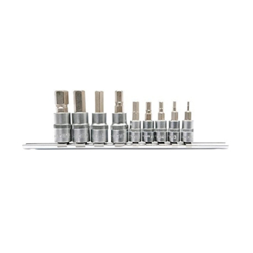 YATO Socket Set Hex Set ¼ inch 2 - 12 mm 9 Pcs (YT-04401)