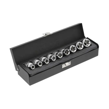 YATO Torx Socket Set 10 - 24 mm, 9 Pcs (YT-0521)