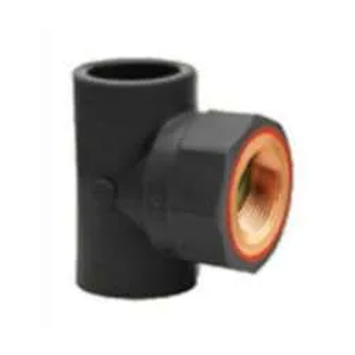 Alsharif Water Supply Pipe Copper Tee 90° With Brass Insert Alsharif Water Supply Pipe Copper Tee 90° With Brass Insert