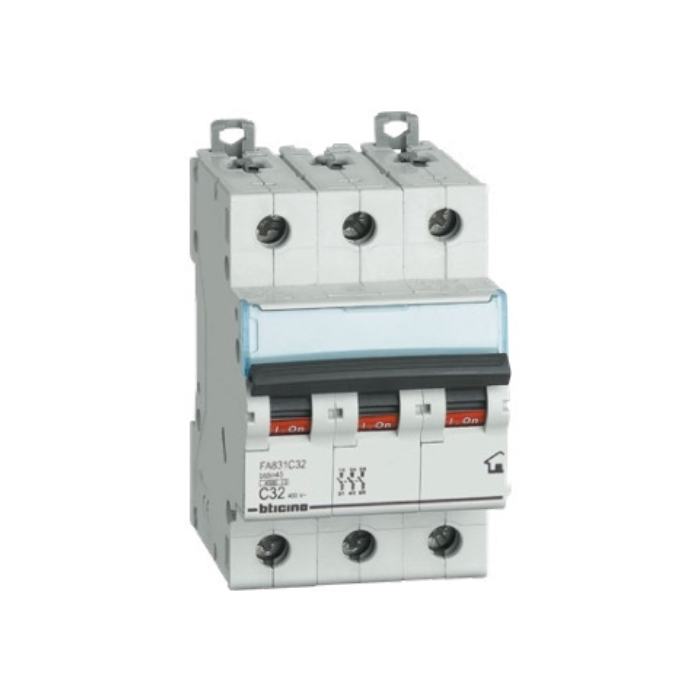 Bticino Electrical Miniature Circuit Breaker (MCB) 3 Poles Bticino Electrical Miniature Circuit Breaker (MCB) 3 Poles