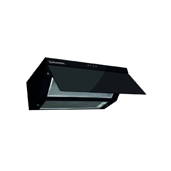Ecomatic Chimney Hood 90 cm, 500 m³/h Touch With Remote Control, Black Ecomatic Chimney Hood 90 cm, 500 m³/h Touch With Remote Control, Black