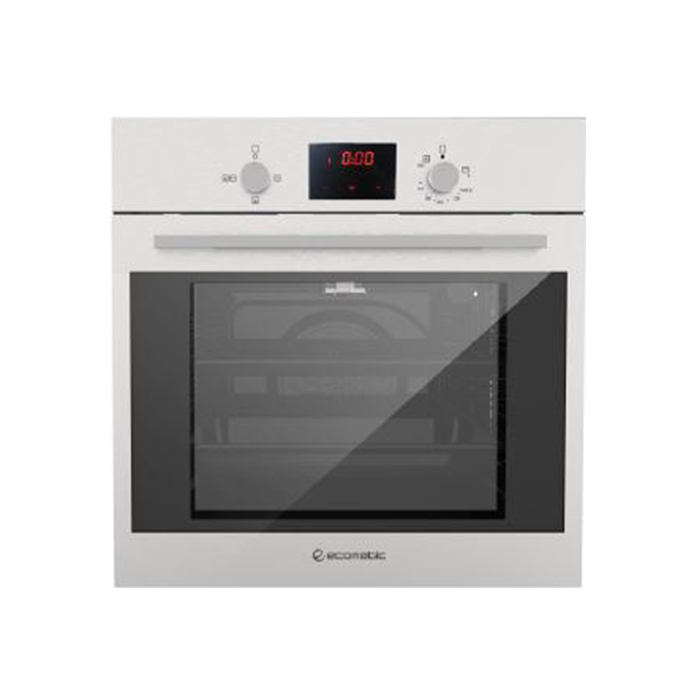 Ecomatic Digital Gas Built-in Oven 60 cm With Gas Grill & Fan, 67 Liters, Stainless Ecomatic Digital Gas Built-in Oven 60 cm With Gas Grill & Fan, 67 Liters, Stainless