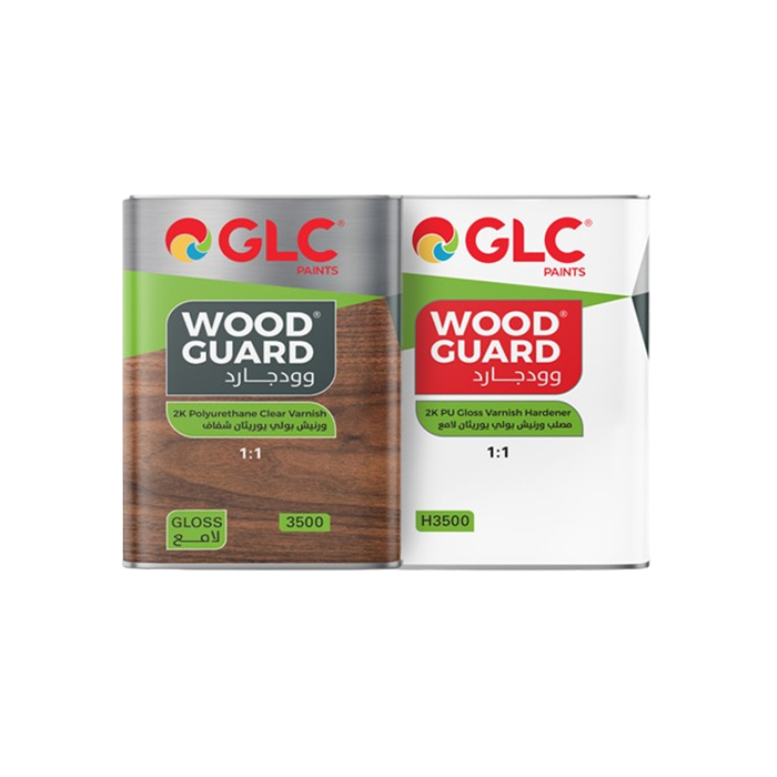 GLC Woodguard P.U 3500 Water-based Varnish Glossy 3.475 Kg GLC Woodguard P.U 3500 Water-based Varnish Glossy 3.475 Kg