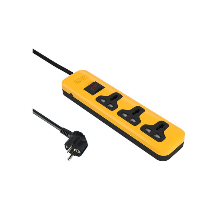 iLock Power Strip 3 Outlets 3 Meters With Overload Switch iLock Power Strip 3 Outlets 3 Meters With Overload Switch