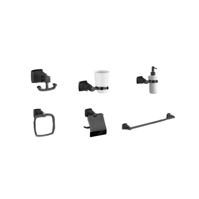 Infinity Bathroom Accessories Set of 6 Pieces