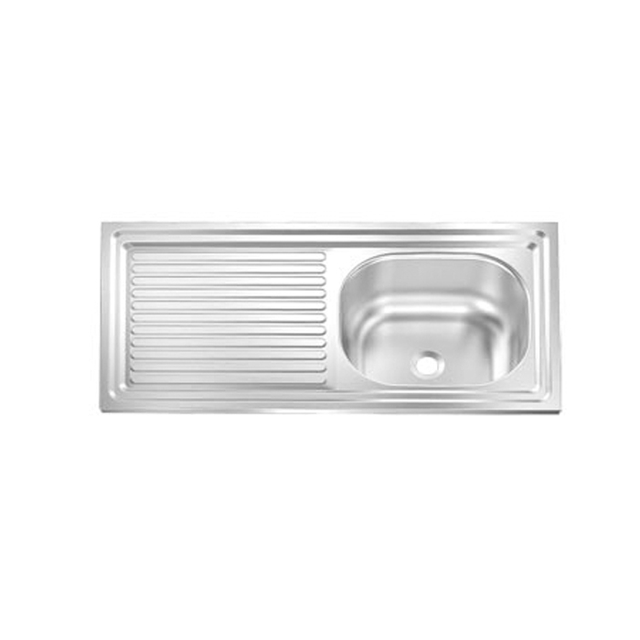Plaza Sakr Inset Stainless Steel Kitchen Sink 0.33 mm Thickness Without Waste Plaza Sakr Inset Stainless Steel Kitchen Sink 0.33 mm Thickness Without Waste
