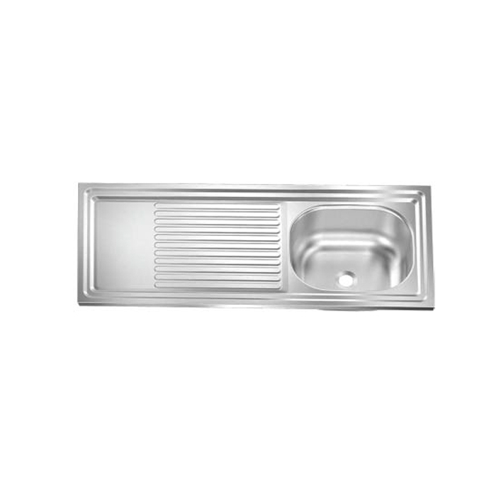 Plaza Sakr Inset Stainless Steel Kitchen Sink 0.37 mm Thickness Without Waste Plaza Sakr Inset Stainless Steel Kitchen Sink 0.37 mm Thickness Without Waste
