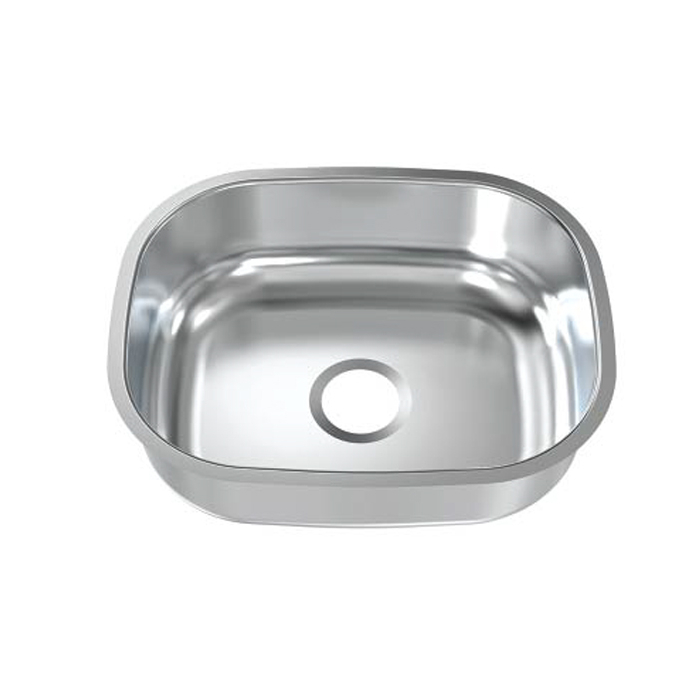 Plaza Fayrouz Undermount Stainless Steel Kitchen Sink 0.5 mm Thickness Without Waste Plaza Fayrouz Undermount Stainless Steel Kitchen Sink 0.5 mm Thickness Without Waste