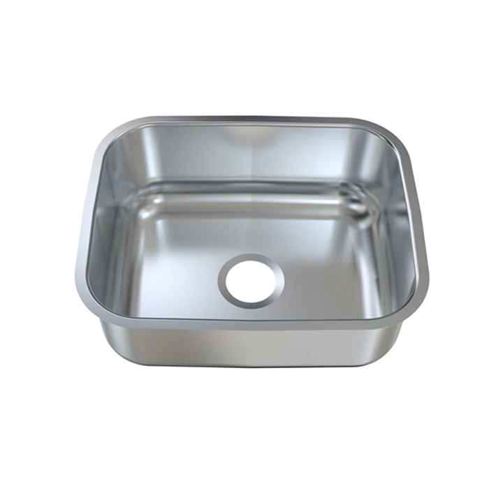 Plaza Gold Undermount Stainless Steel Kitchen Sink 0.8 mm Thickness Without Waste Plaza Gold Undermount Stainless Steel Kitchen Sink 0.8 mm Thickness Without Waste