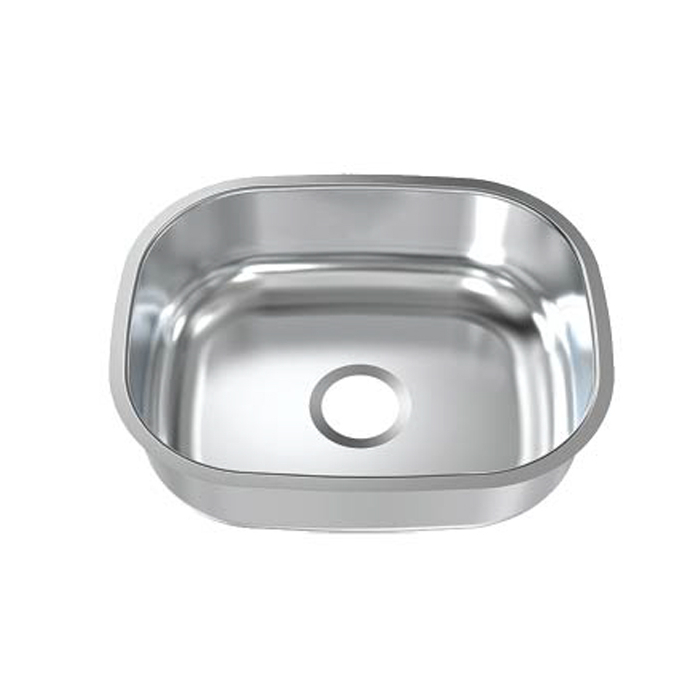 Plaza Lazourd Undermount Stainless Steel Kitchen Sink 1 mm Thickness Without Waste Plaza Lazourd Undermount Stainless Steel Kitchen Sink 1 mm Thickness Without Waste