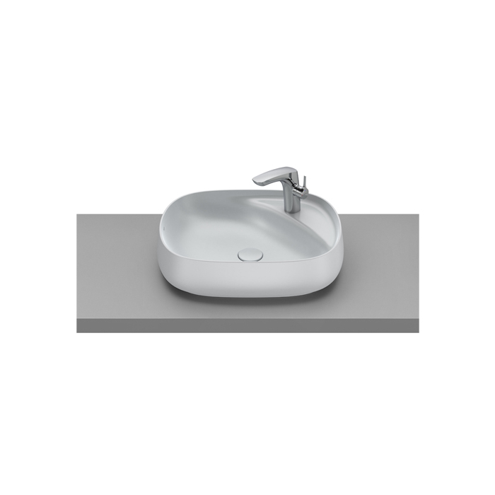Roca Beyond Semi Recessed Washbasin without Tap Platform Roca Beyond Semi Recessed Washbasin without Tap Platform