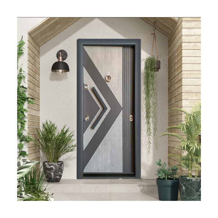 Turkish Armored Door with Ring Knocker 10 cm Thickness Turkish Armored Door with Ring Knocker 10 cm Thickness