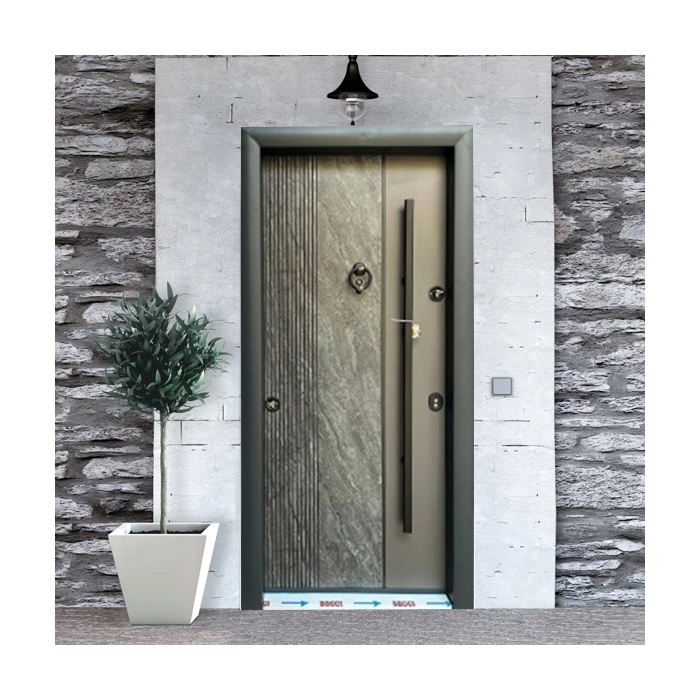 Turkish Armored Door with Ring Knocker 11 Cm Thickness