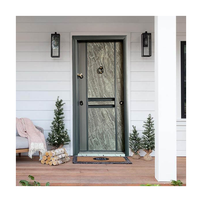 Turkish Armored Door with Ring Knocker 11 Cm Thickness