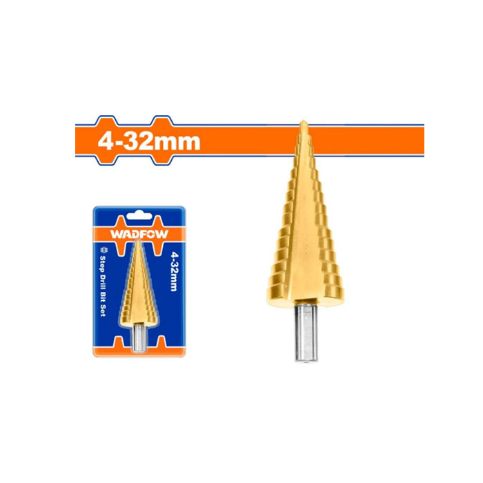 Wadfow Step Drill Bit 4 - 32 mm (WJD1403) Wadfow Step Drill Bit 4 - 32 mm (WJD1403)