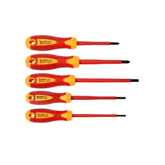 YATO Insulated Screwdriver Set 1000 V 5 Piece (YT-2827)
