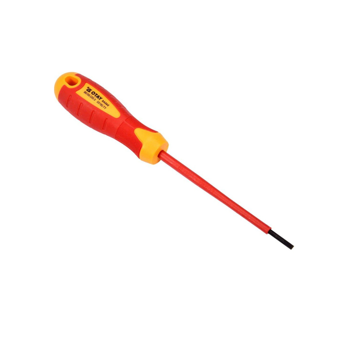 YATO Insulated Slotted Screwdriver 1000 V 3.0 × 75 mm (YT-28153) YATO Insulated Slotted Screwdriver 1000 V 3.0 × 75 mm (YT-28153)